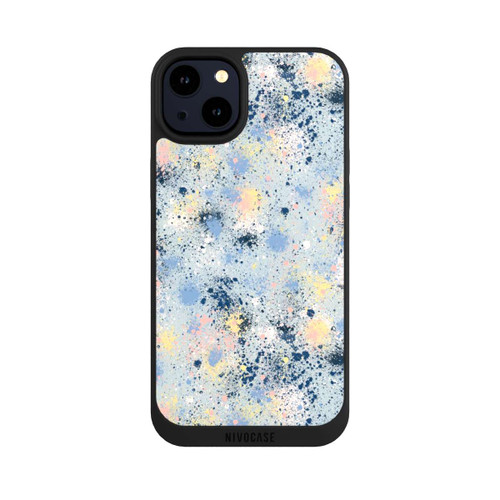 Apple iPhone 14 Plus NIVOpure Tintentropfen Staub Textur Blau