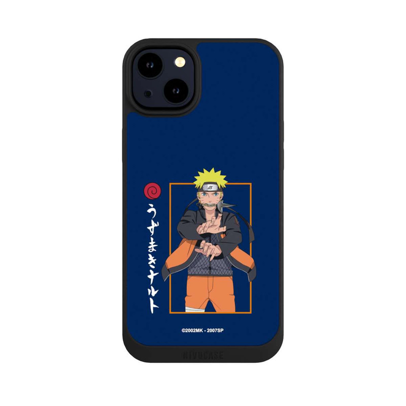 iPhone 14 Plus NIVOpure Naruto Kampfposition Blau