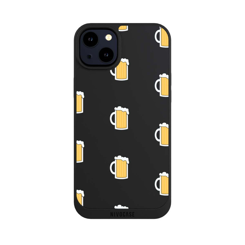 iPhone 14 Plus NIVOpure Beer Glass Pattern Illustration