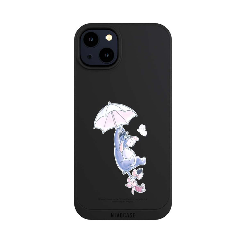 iPhone 14 Plus NIVOpure Winnie Pooh Eeyeore Find Happiness Transparent