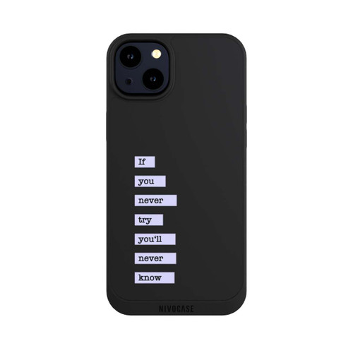 Apple iPhone 14 Plus NIVOpure If You Try Blue Transparent