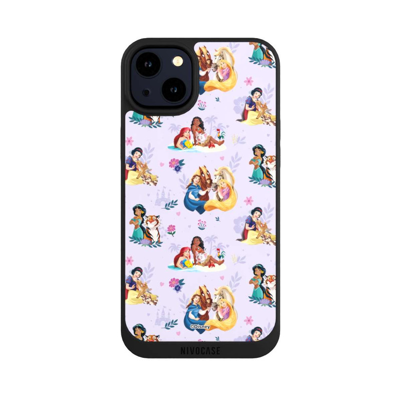 iPhone 14 Plus NIVOpure Princess Floral Pattern Purple