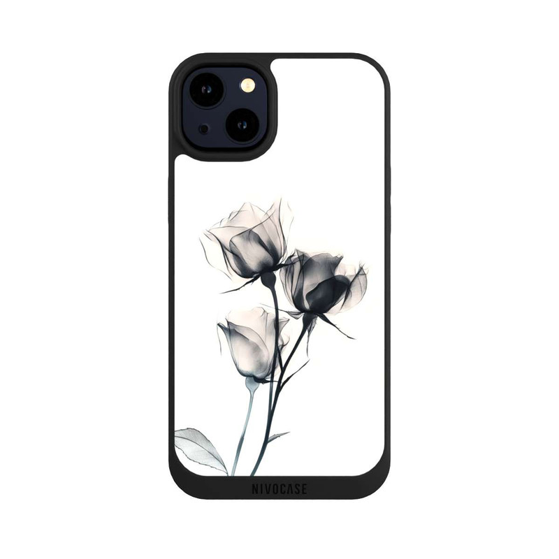 iPhone 14 Plus NIVOpure Schwarze Blume