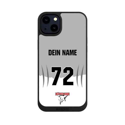 Apple iPhone 14 Plus NIVOpure Kölner Haie Trikotmotiv Personalisierbar