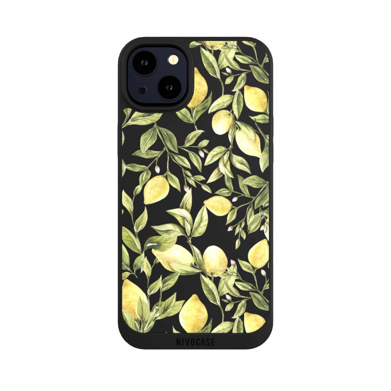 iPhone 14 Plus NIVOpure Lemon Summer Pattern Transparent