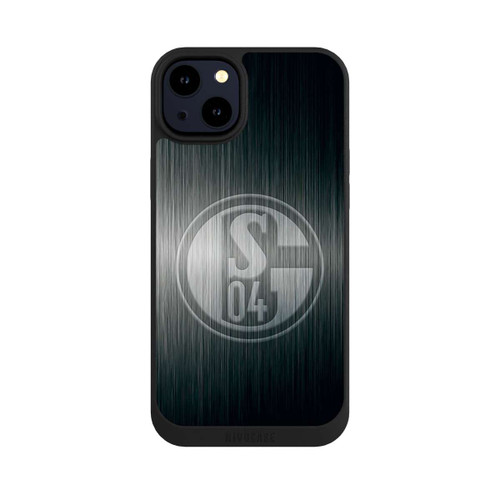 Apple iPhone 14 Plus NIVOpure Schalke 04 Metall Look