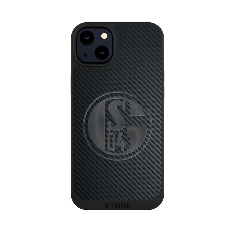 iPhone 14 Plus NIVOpure Schalke 04 Carbon Look