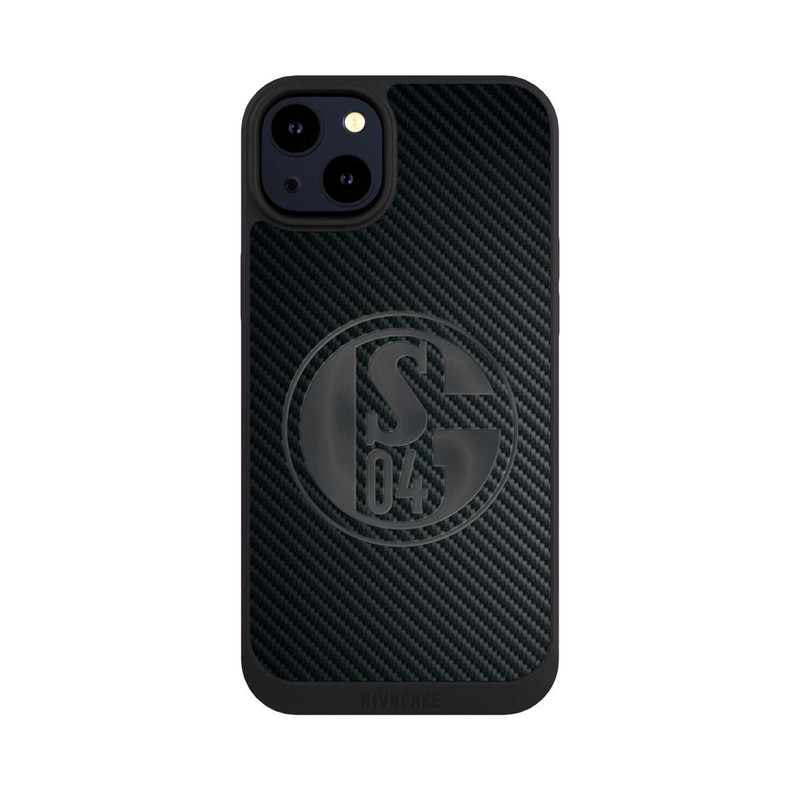 iPhone 14 Plus NIVOpure Schalke 04 Carbon Look