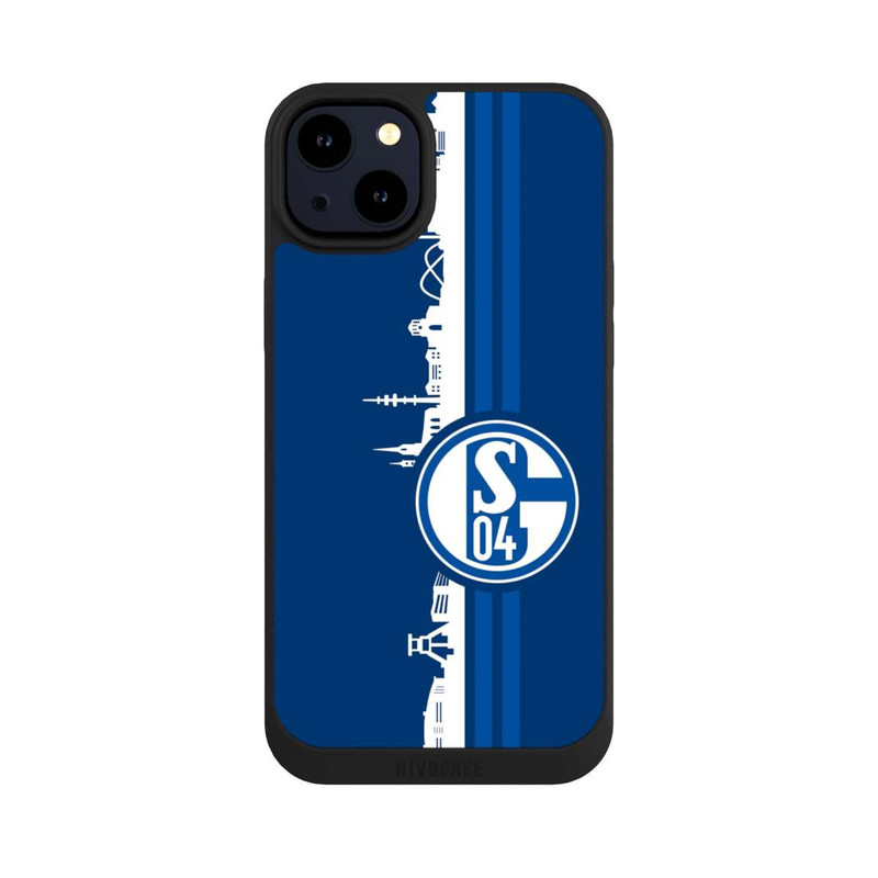 iPhone 14 Plus NIVOpure Schalke 04 Skyline Blau