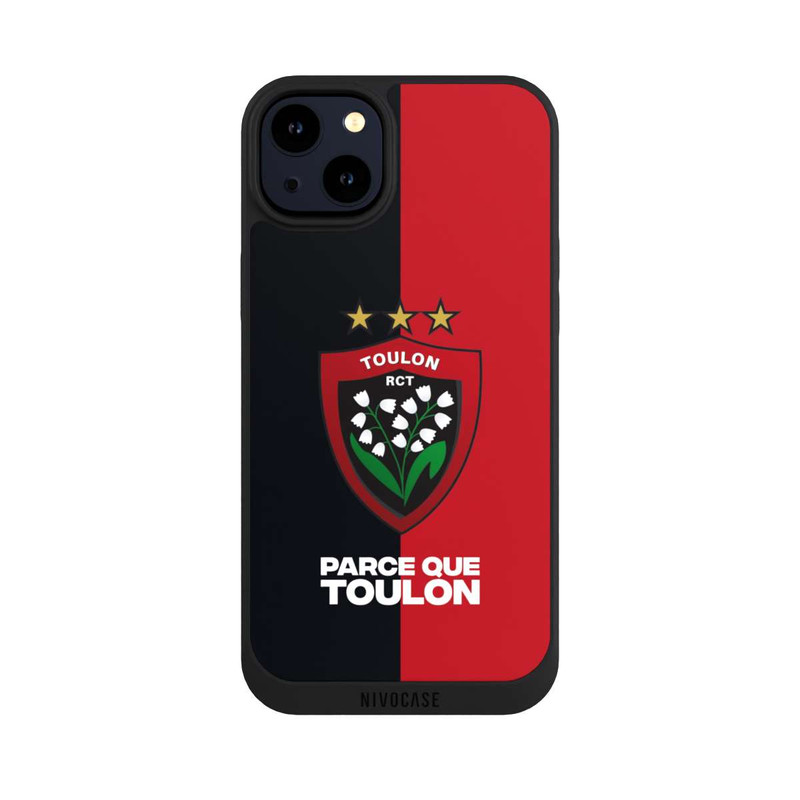 iPhone 14 Plus NIVOpure RCT Logo Rouge Noir