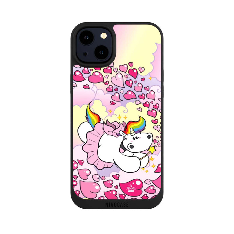 iPhone 14 Plus NIVOpure Pummelfee Herzen