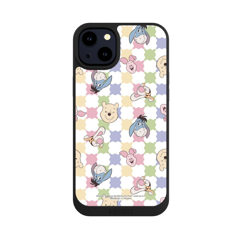 iPhone 14 Plus NIVOpure Winnie Puuh und Freunde farbenfrohes Muster