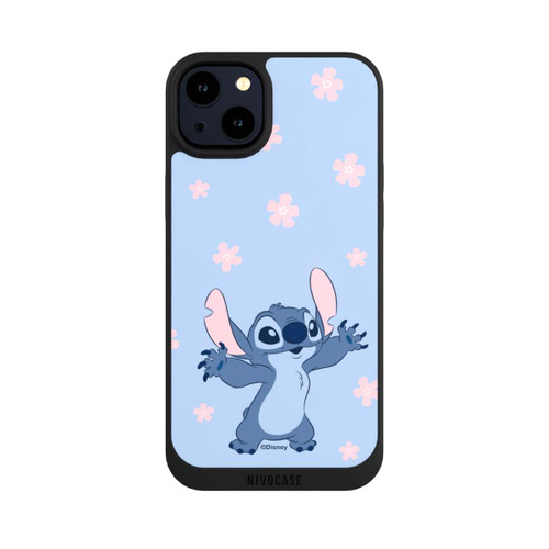 Apple iPhone 14 Plus NIVOpure Stitch Pastel Flowers Blue
