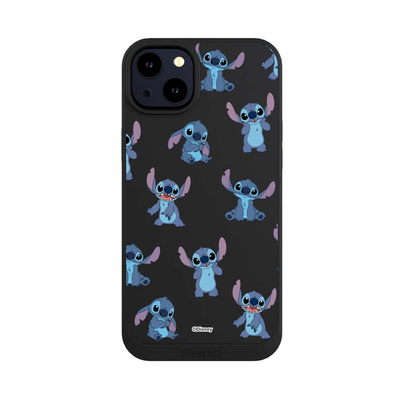 iPhone 14 Plus NIVOpure Stitch Faces Pattern Transparent