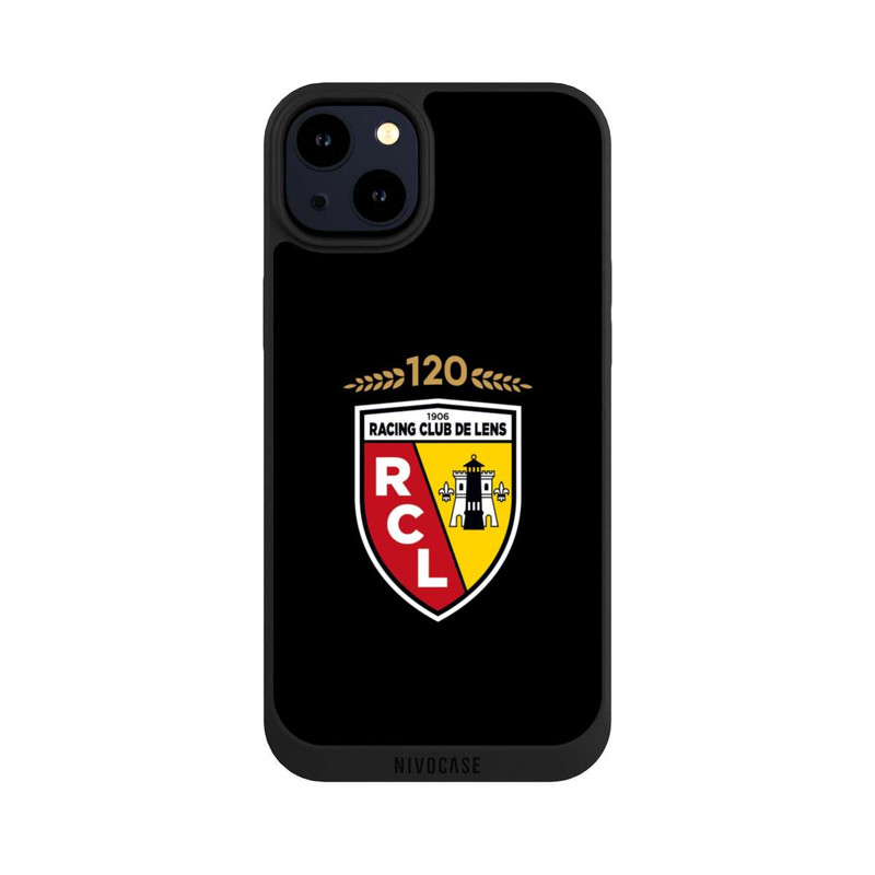 iPhone 14 Plus NIVOpure RC Lens 120 Jahre Jubiläums Logo schwarz