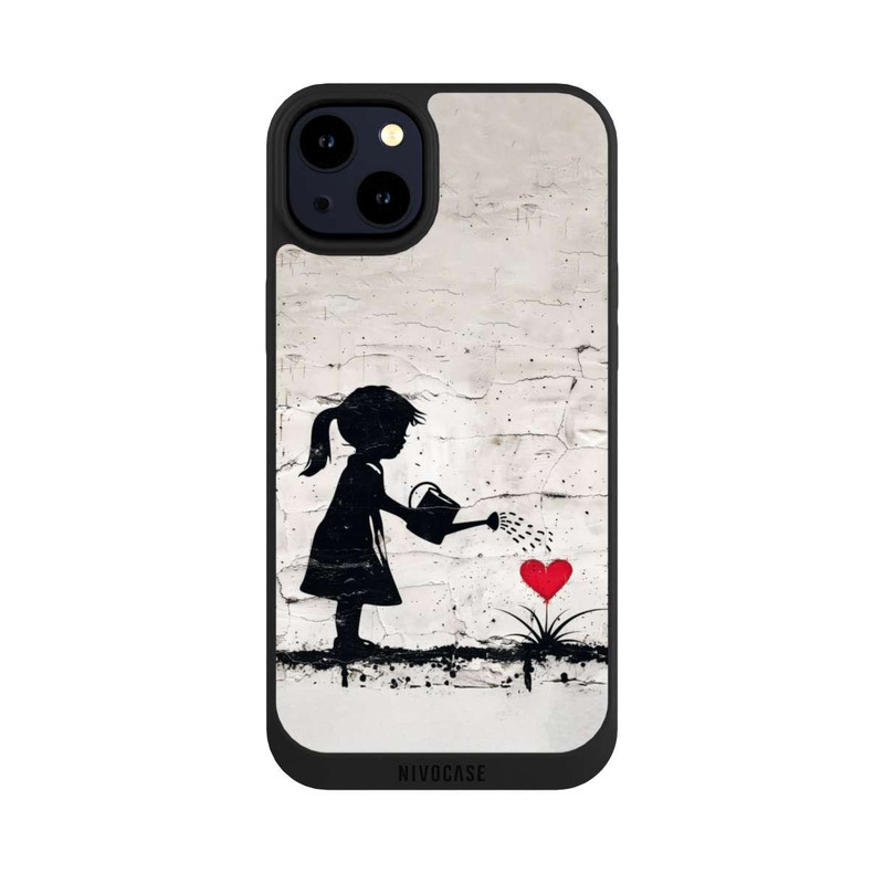 iPhone 14 Plus NIVOpure Girl Watering Bunch of Flowers 