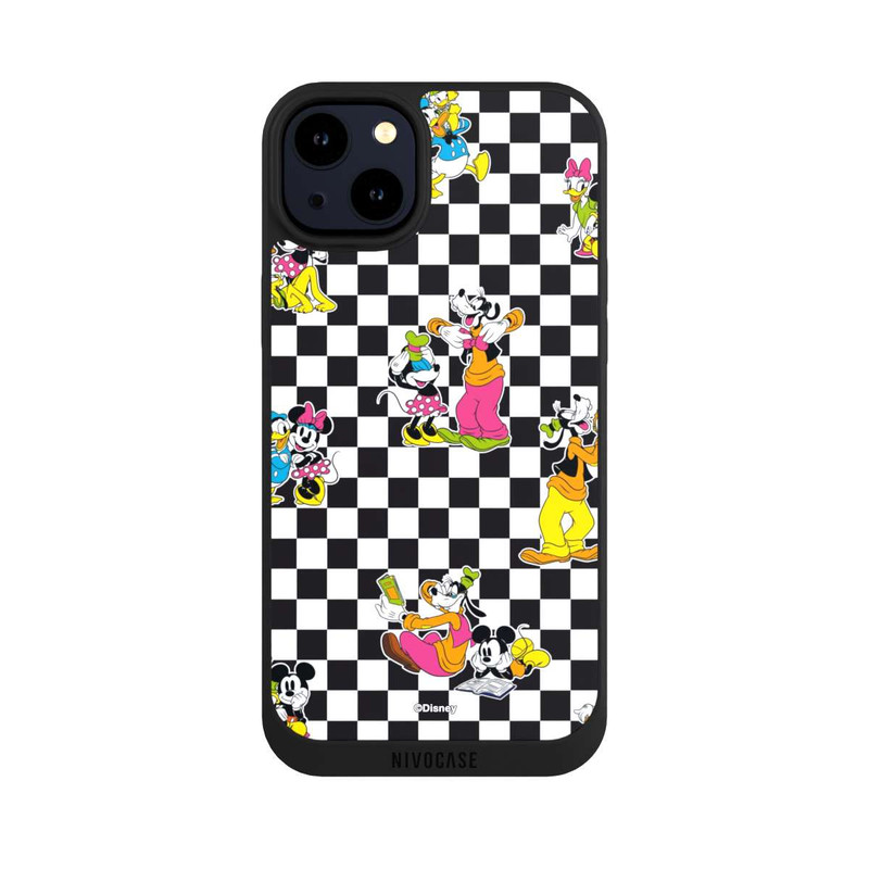 iPhone 14 Plus NIVOpure Donald and Friends Pattern Black and White