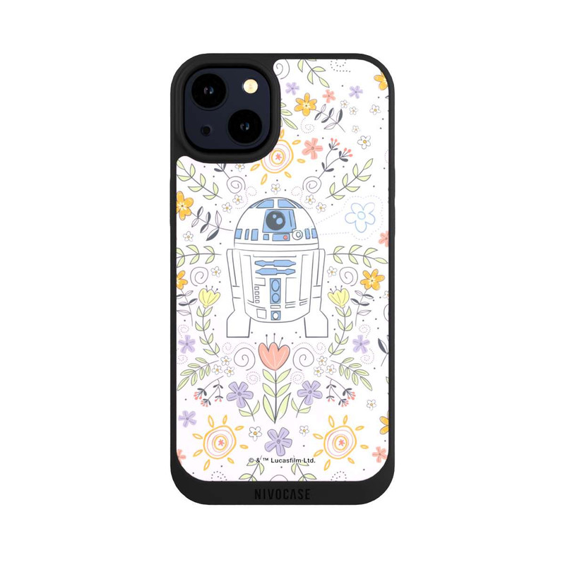 iPhone 14 Plus NIVOpure R2D2 Blumen Muster