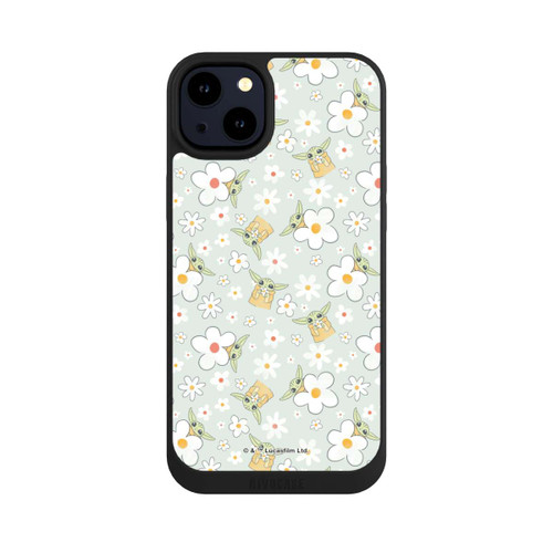 Apple iPhone 14 Plus NIVOpure Baby Yoda Blumen Muster