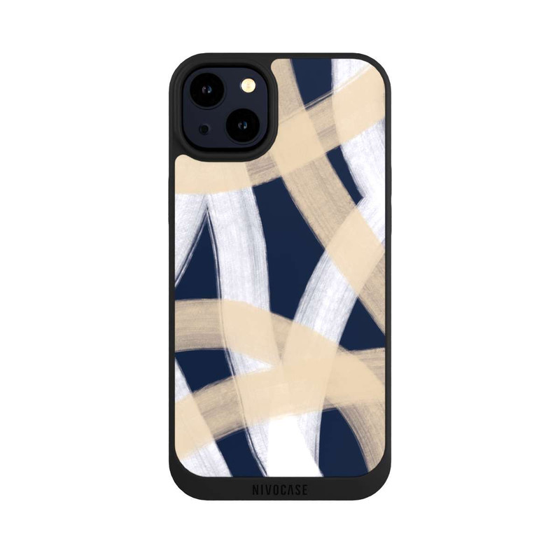 iPhone 14 Plus NIVOpure Laced Up Beije Blue