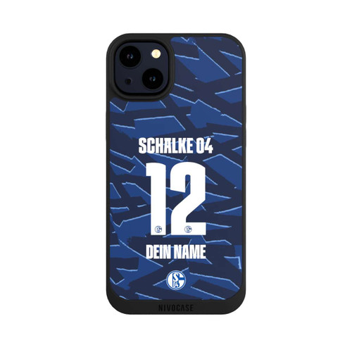Apple iPhone 14 Plus NIVOpure Schalke 04 Trikot Personalisierbar 25-26