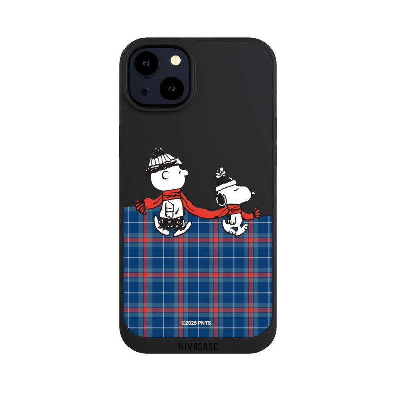 iPhone 14 Plus NIVOpure Peanuts Weihnachtspulli Transparent
