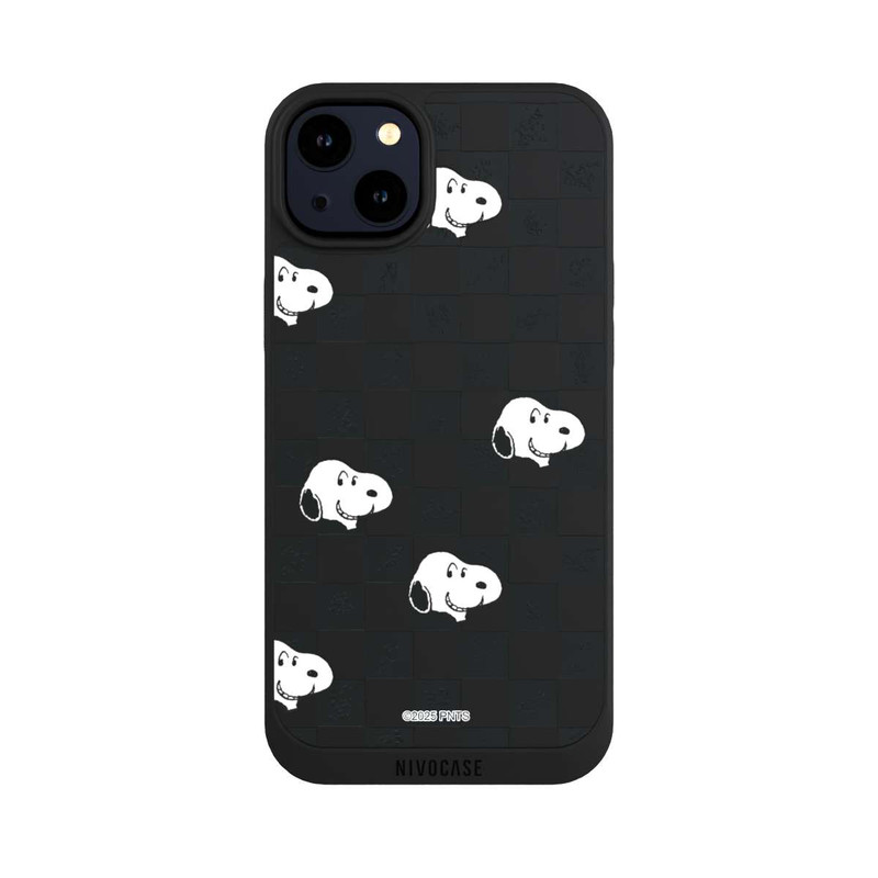 iPhone 14 Plus NIVOpure Snoopy Checked Pattern