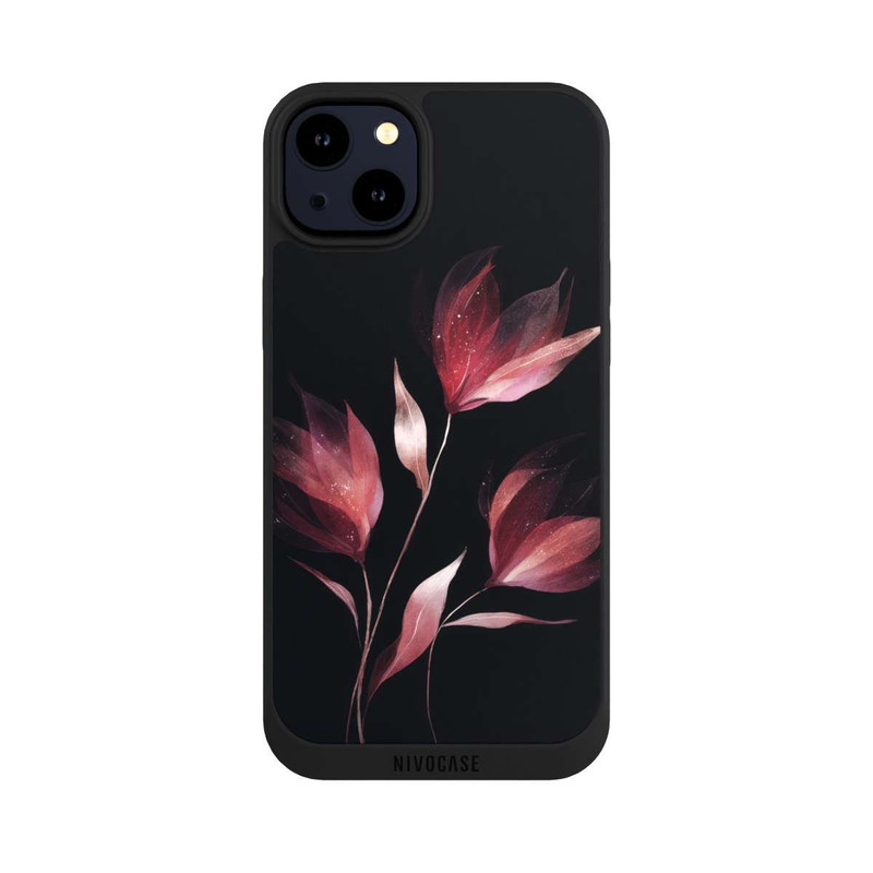 iPhone 14 Plus NIVOpure Burgundy Bloom Negative