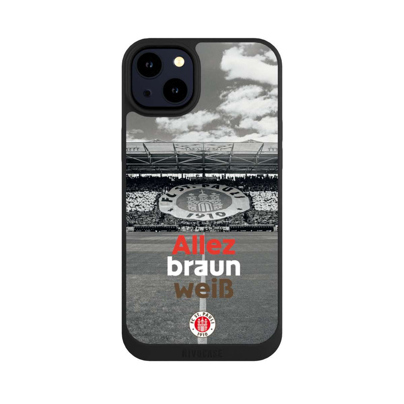 iPhone 14 Plus NIVOpure FC St. Pauli Allez braun weiss