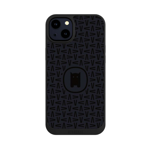 Apple iPhone 14 Plus NIVOpure Nivocase Muster Schwarz Grau