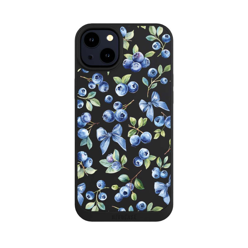 iPhone 14 Plus NIVOpure Nœuds myrtilles transparents avec IA