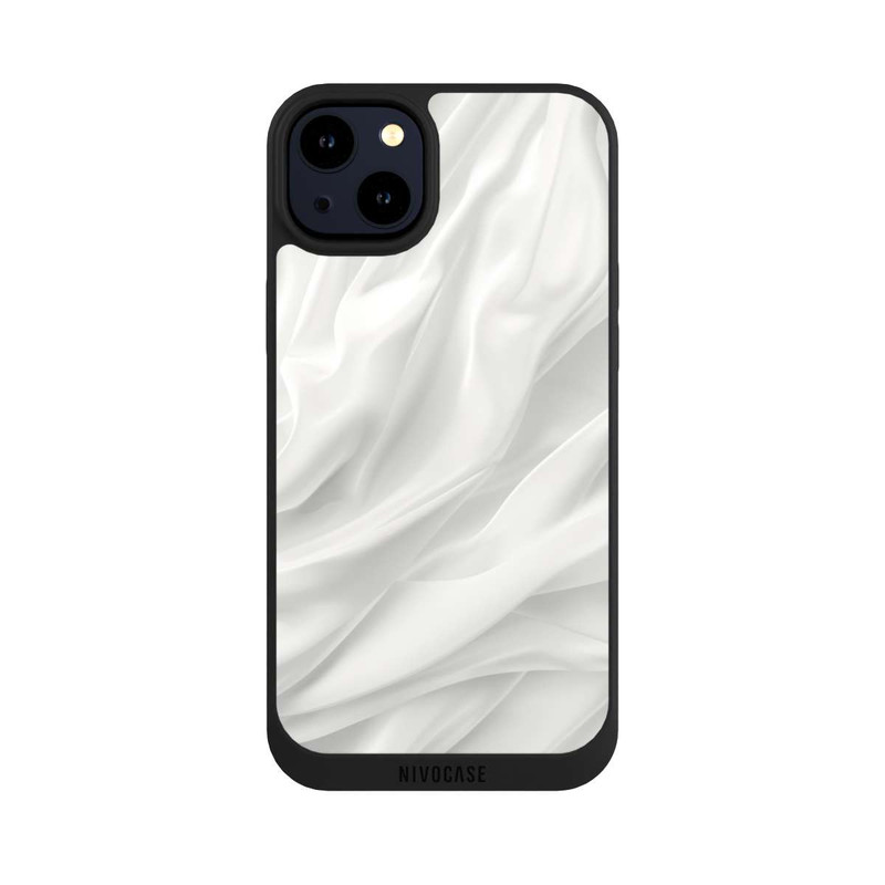 iPhone 14 Plus NIVOpure White Satin Smooth Texture With AI