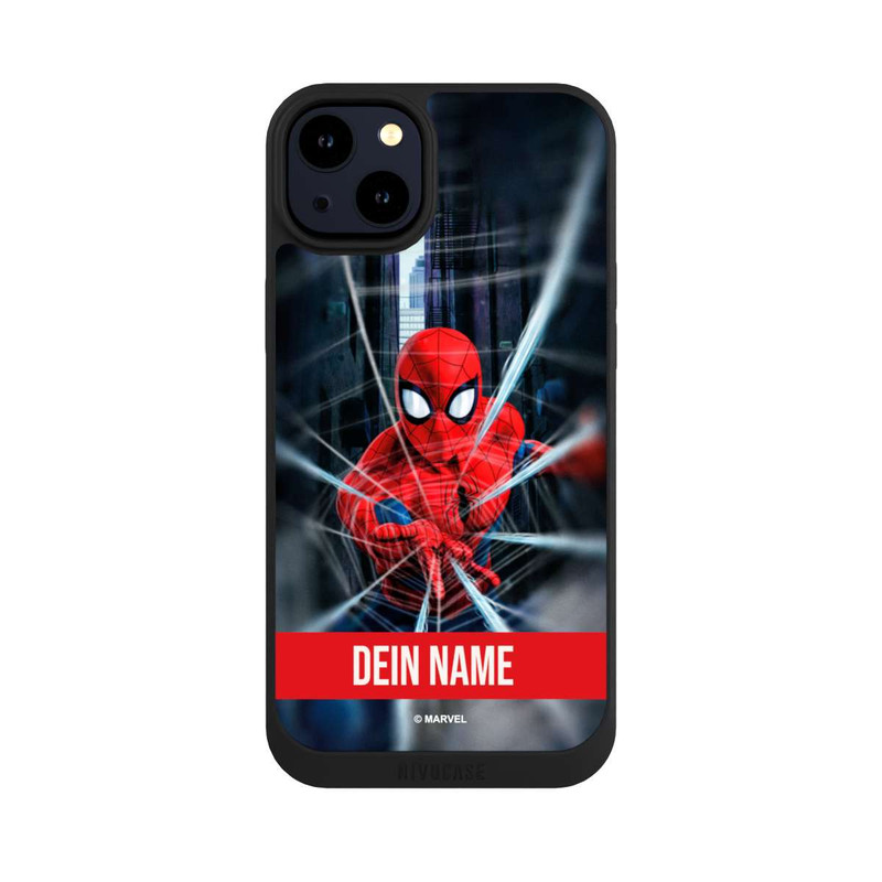 iPhone 14 Plus NIVOpure Spiderman Webs in Action customisable