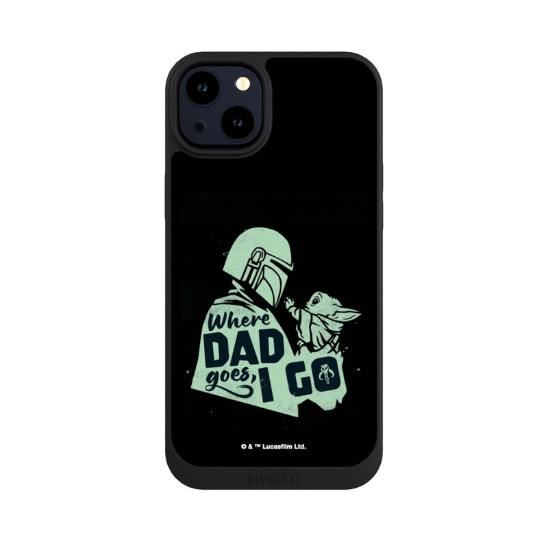 iPhone 14 Plus NIVOpure Grogu - Where dad goes,I go