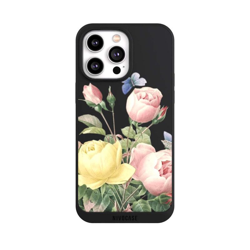 iPhone 14 Pro Max NIVOpure Pastel Roses transparent