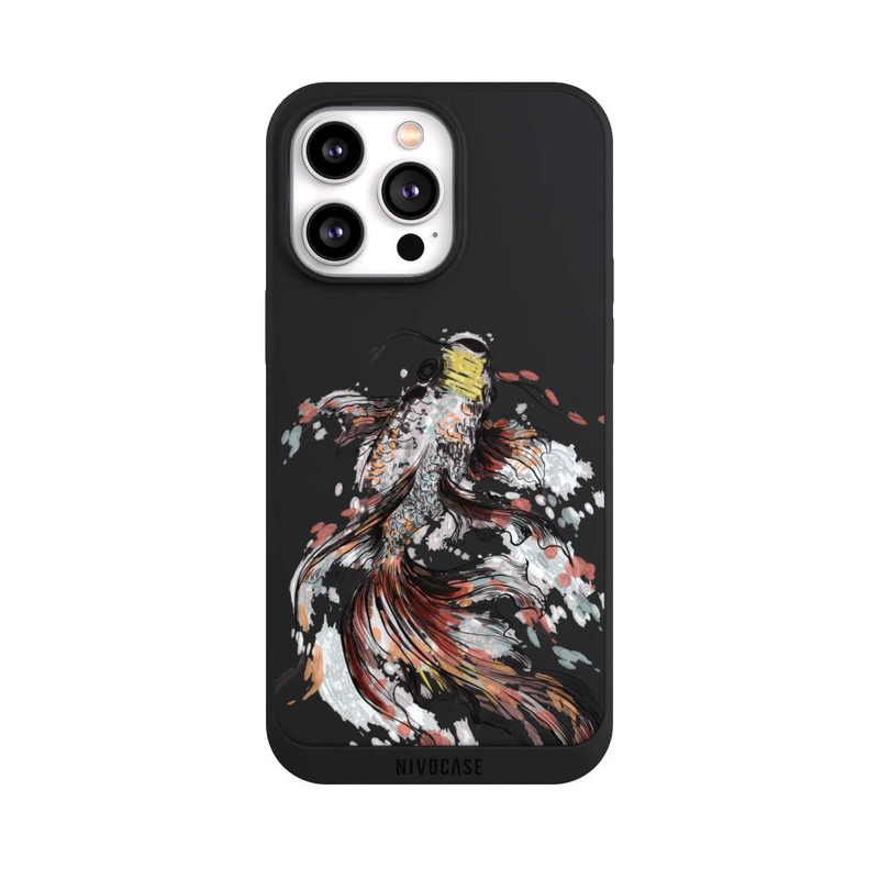 iPhone 14 Pro Max NIVOpure Koi (Qquarelle) sans Fond