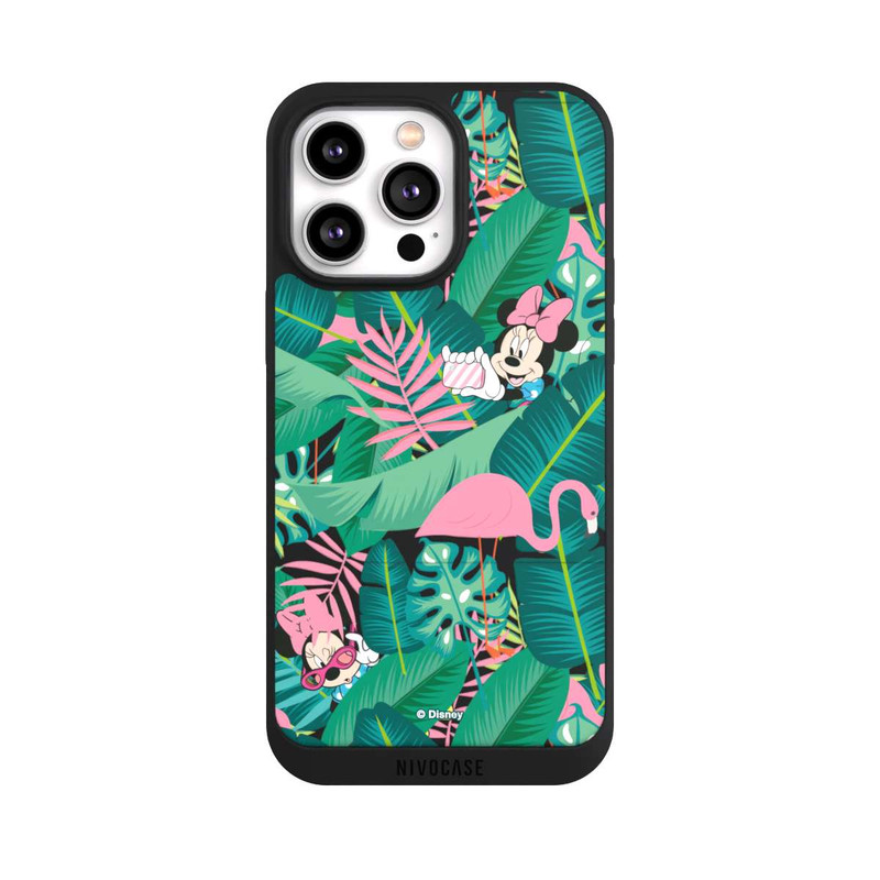 iPhone 14 Pro Max NIVOpure Minnie Summer Palmblätter ohne Hintergrund
