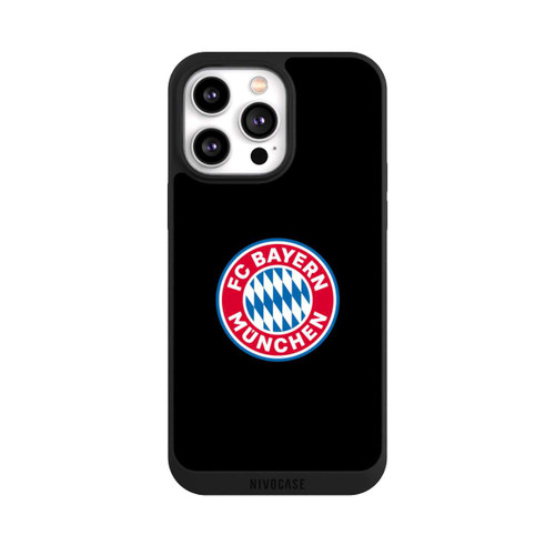 Apple iPhone 14 Pro Max NIVOpure Logo FCB sur fond noir