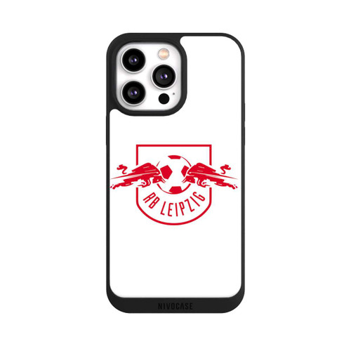 Apple iPhone 14 Pro Max NIVOpure Rotes RB Leipzig Logo auf Weiß