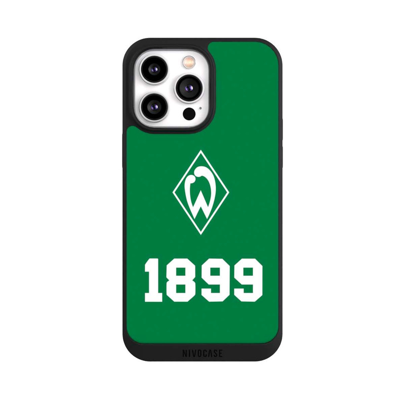 iPhone 14 Pro Max NIVOpure 1899 Grün-Weiß Lebenslang Grün - Werder Bremen