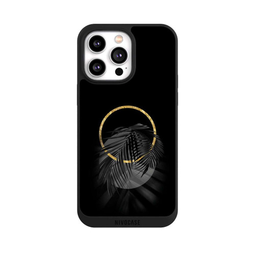Apple iPhone 14 Pro Max NIVOpure Black Tropical Leaf