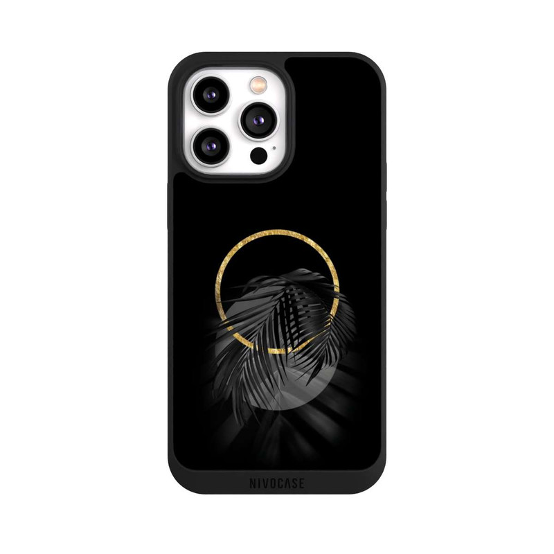iPhone 14 Pro Max NIVOpure Feuille tropicale noire