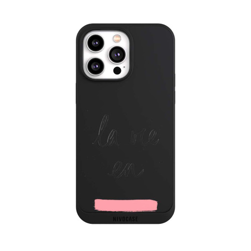 Apple iPhone 14 Pro Max NIVOpure La vie en Pink Transparent