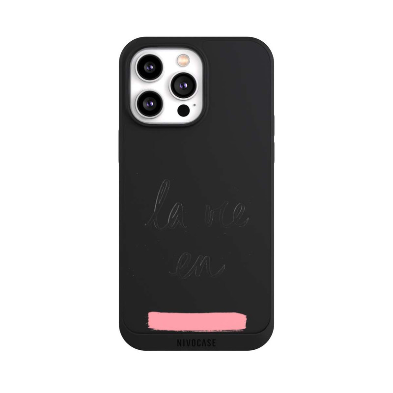 iPhone 14 Pro Max NIVOpure La vie en Rose sans Fond
