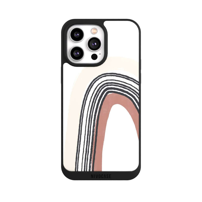 iPhone 14 Pro Max NIVOpure Texturierter Regenbogen