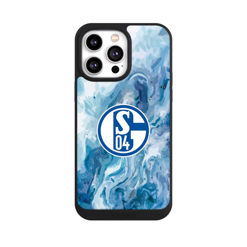 iPhone 14 Pro Max NIVOpure Schalke 04 Flüssig Blau