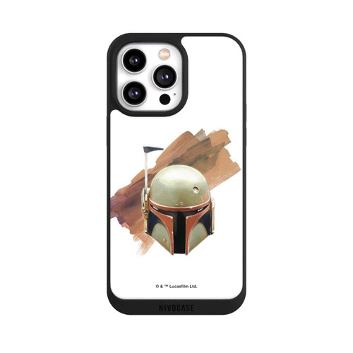 Apple iPhone 14 Pro Max NIVOpure Boba Fett Helmet White