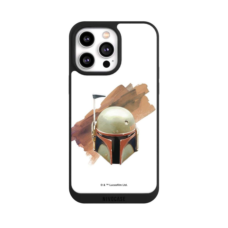 iPhone 14 Pro Max NIVOpure Boba Fett Helmet White