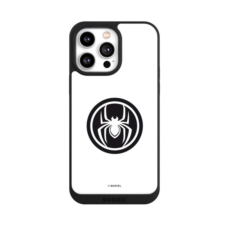 iPhone 14 Pro Max NIVOpure Spider-Man Spider Logo White