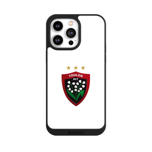 Apple iPhone 14 Pro Max NIVOpure Logo RC Toulonnais Blanc